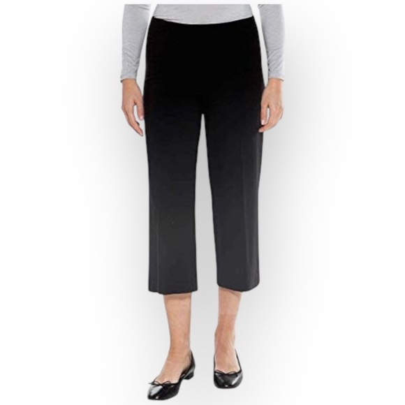 NWT Mario Serrani Women’s Slim Fit Crop Ankle Pant – Black XXL W58 - Picture 2 of 4